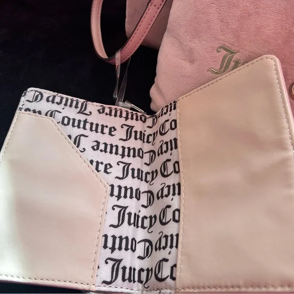 Juicy Couture Pink and Gold Transparent Tote - Picture 4 of 7